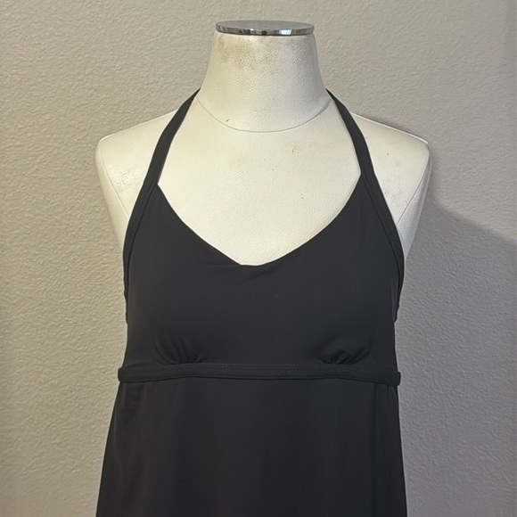 Patagonia Criss Cross Black Halter Mini Dress - Picture 3 of 5